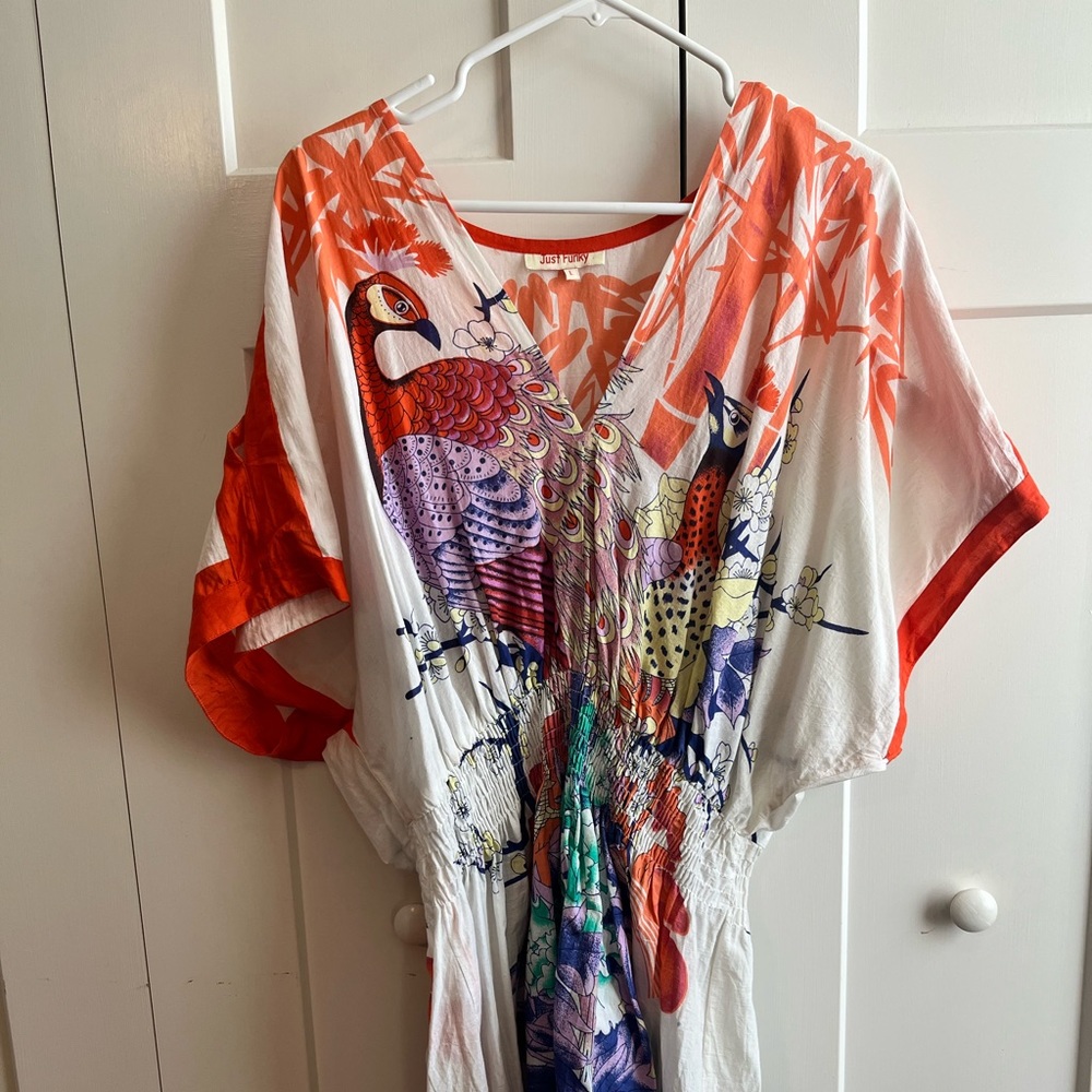 Just Funky Tunic NWOT bohemian print size L